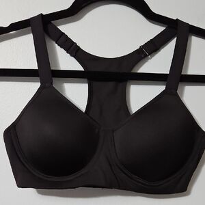 RBX Black Padded Seamless Racerback Bra Size S
